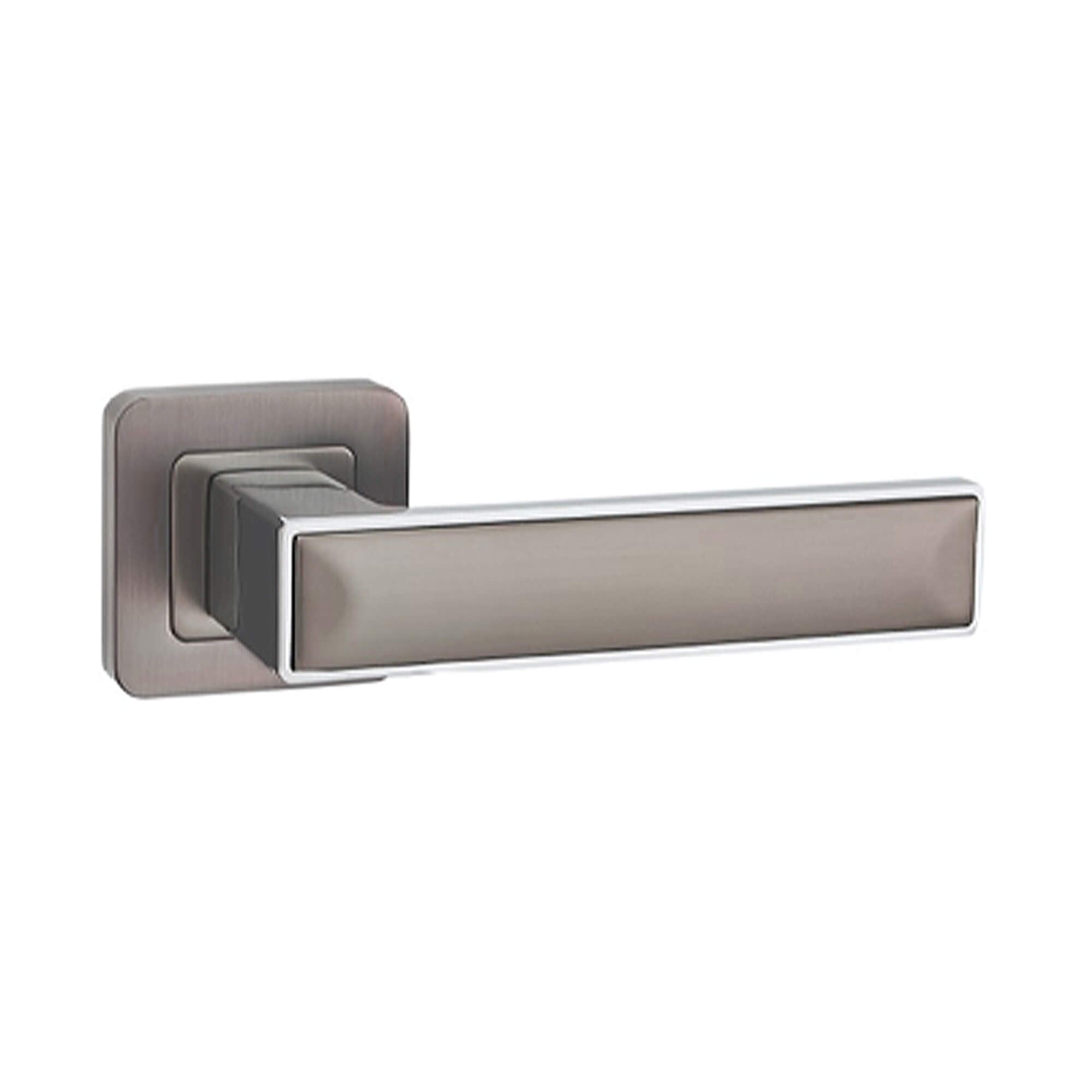 カルドハイム　バンドル Alto Matt Satin Black & Polished Chrome Handle | Square Rose
