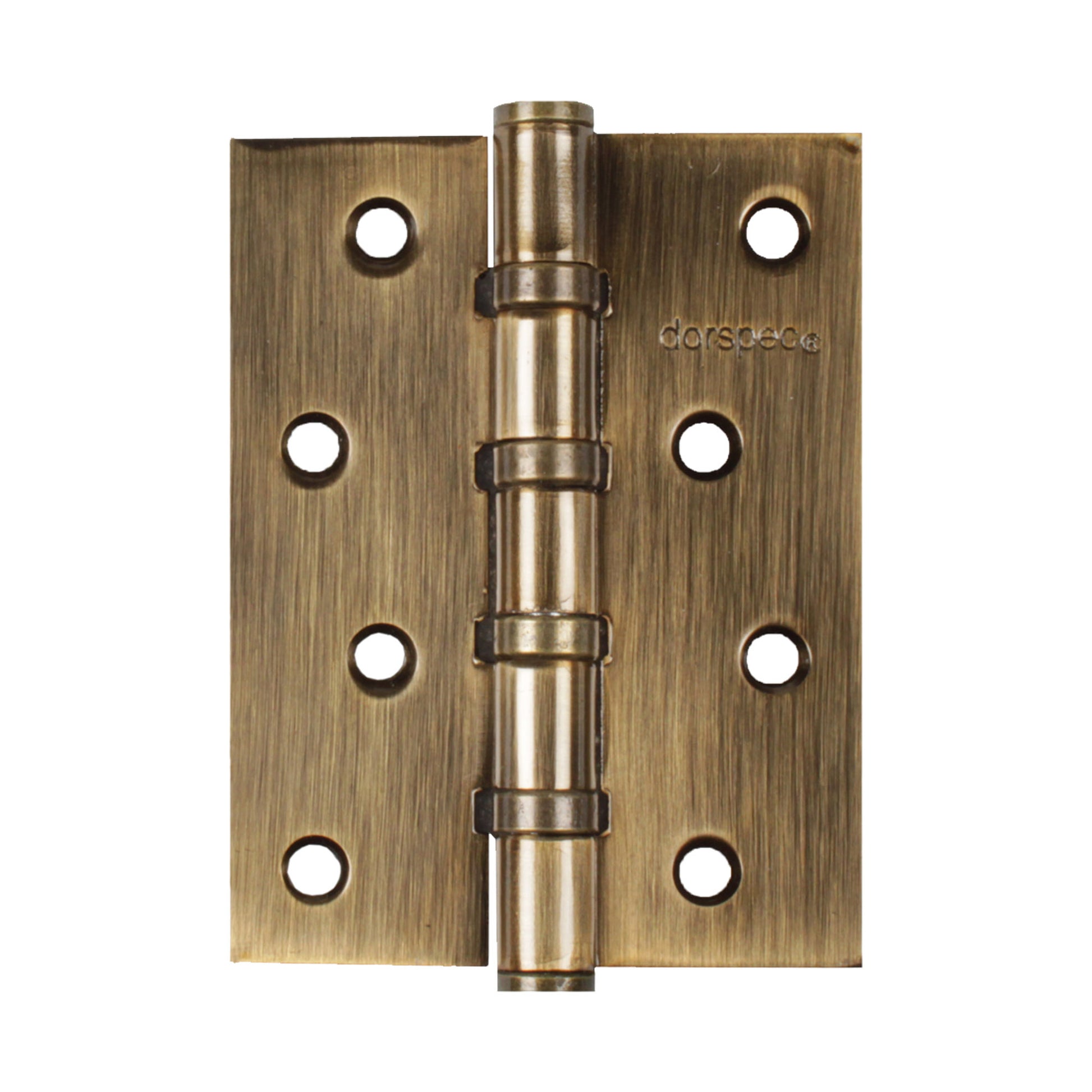 Coffee 4" (100mm) Slimline Ball Bearing Hinge on a white background