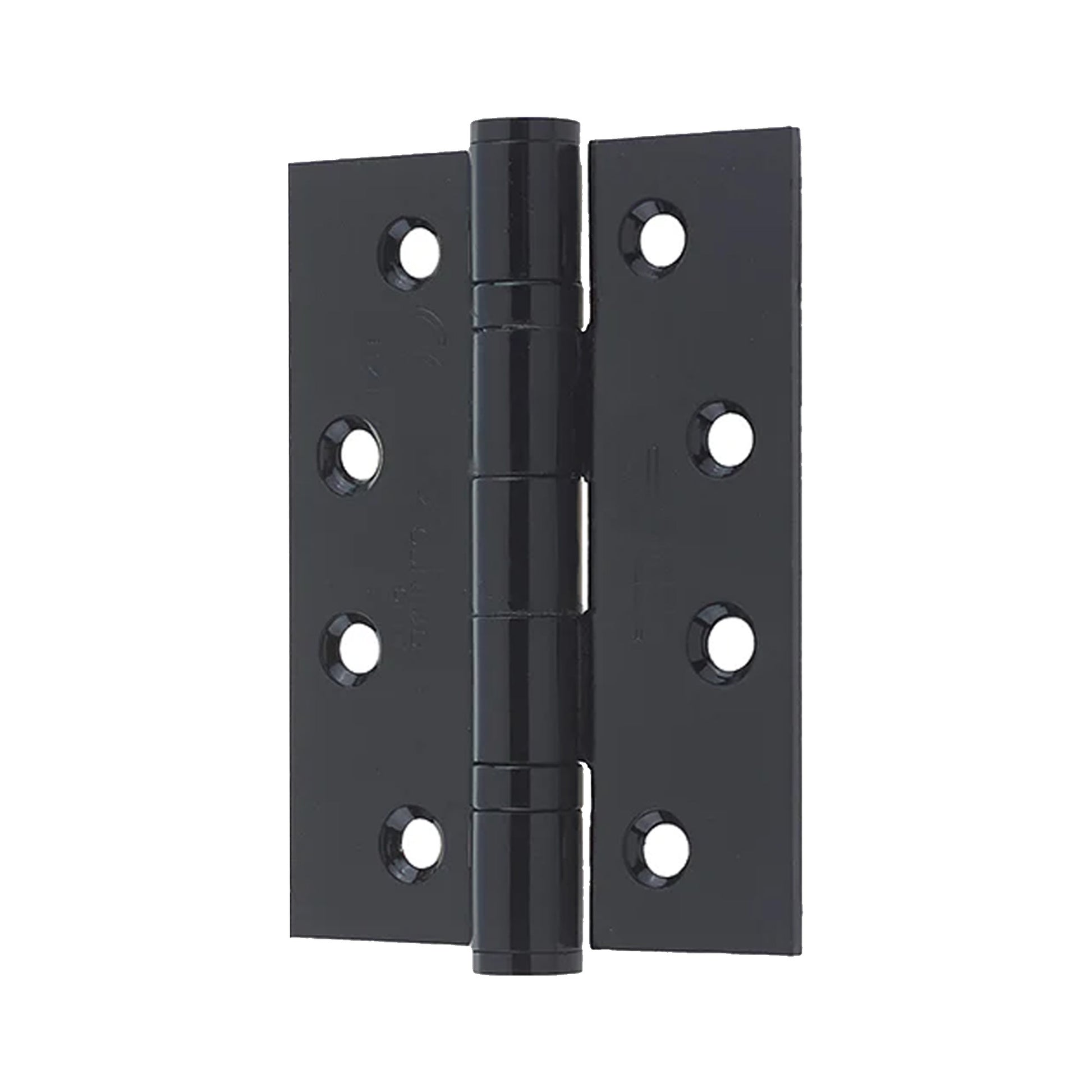 Black 4" (100mm) Grade 13 Ball Bearing Hingeon a white background