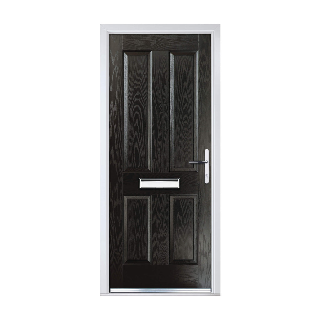 A 4 Panel Composite GRP External Door on a white background