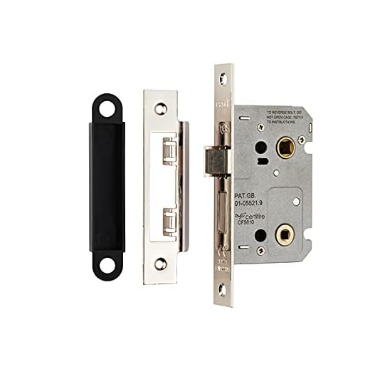 Nickel Plated Silver WC Bathroom Lock