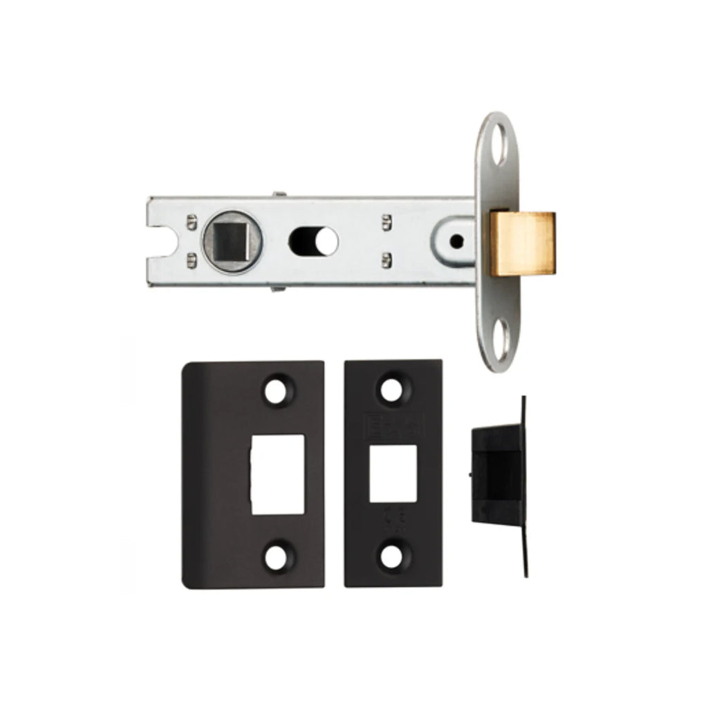 Black Bolt Through Tubular Latch