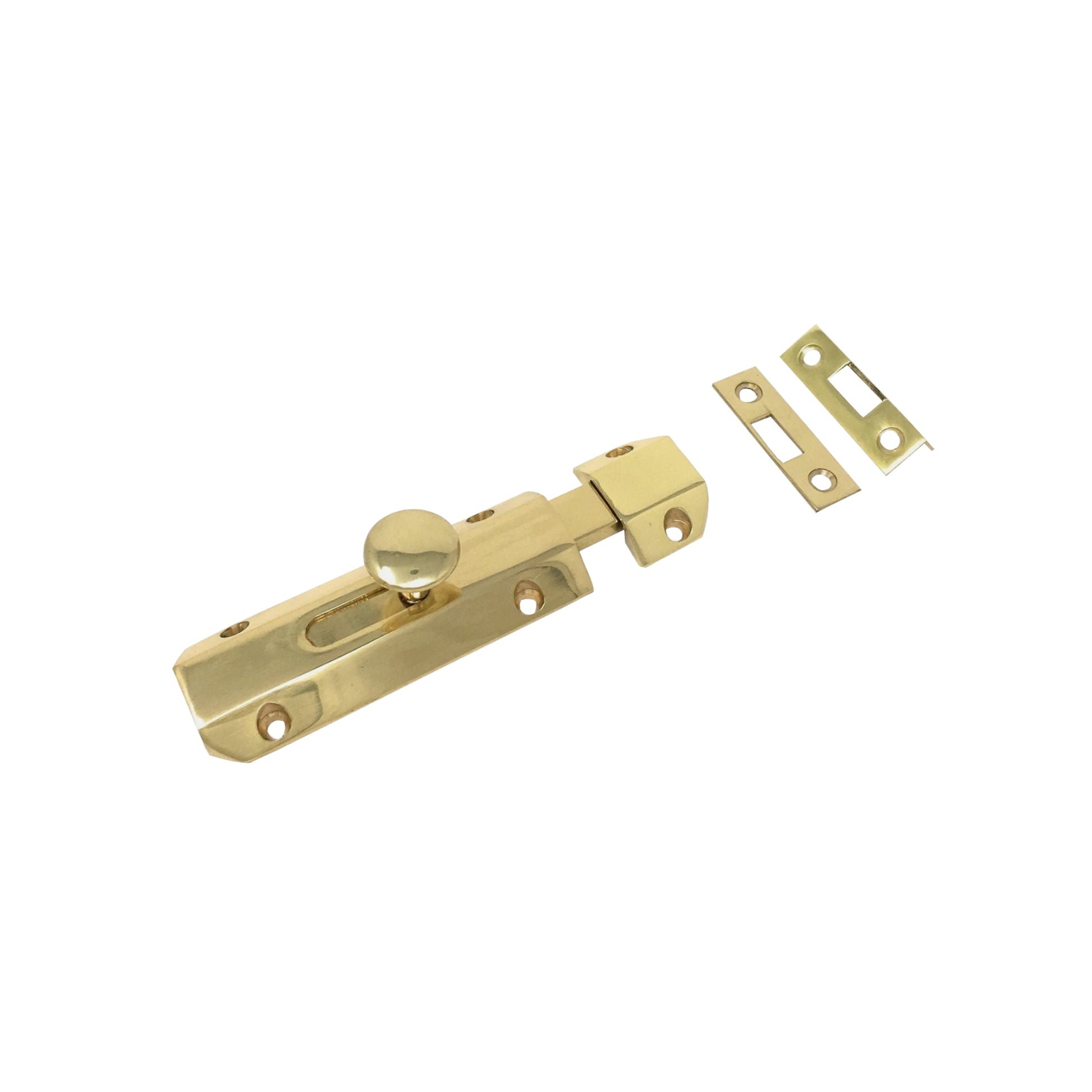 Brass 4" Surface Bolt
