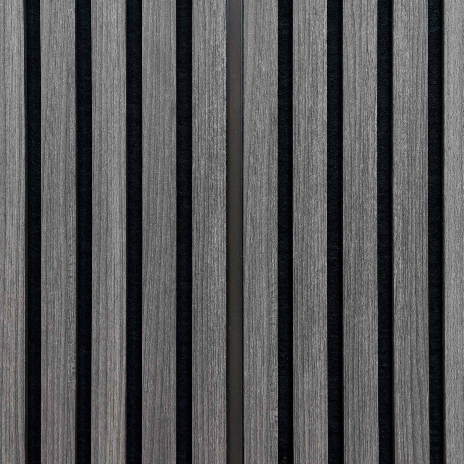 Close-up of an unlit silicone slatwall light tube