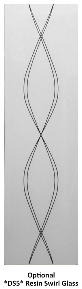 Shaker White Oak 1 Lite Unglazed Door (40mm)
