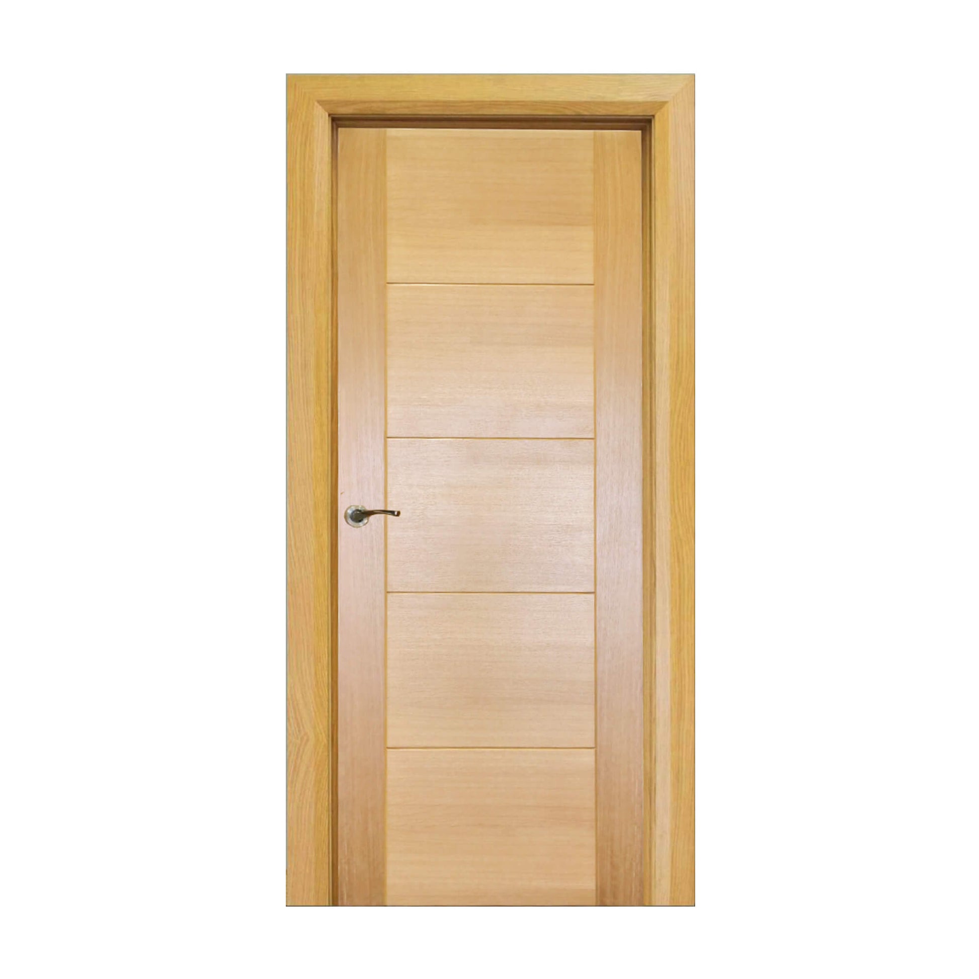An Iseo White Oak 35mm Internal Door on a white background