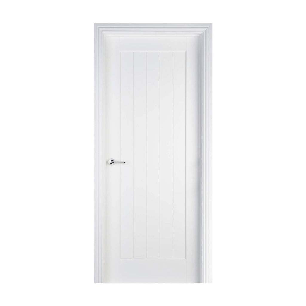 A Mexicano White Primed 40mm Internal Door on a white background.