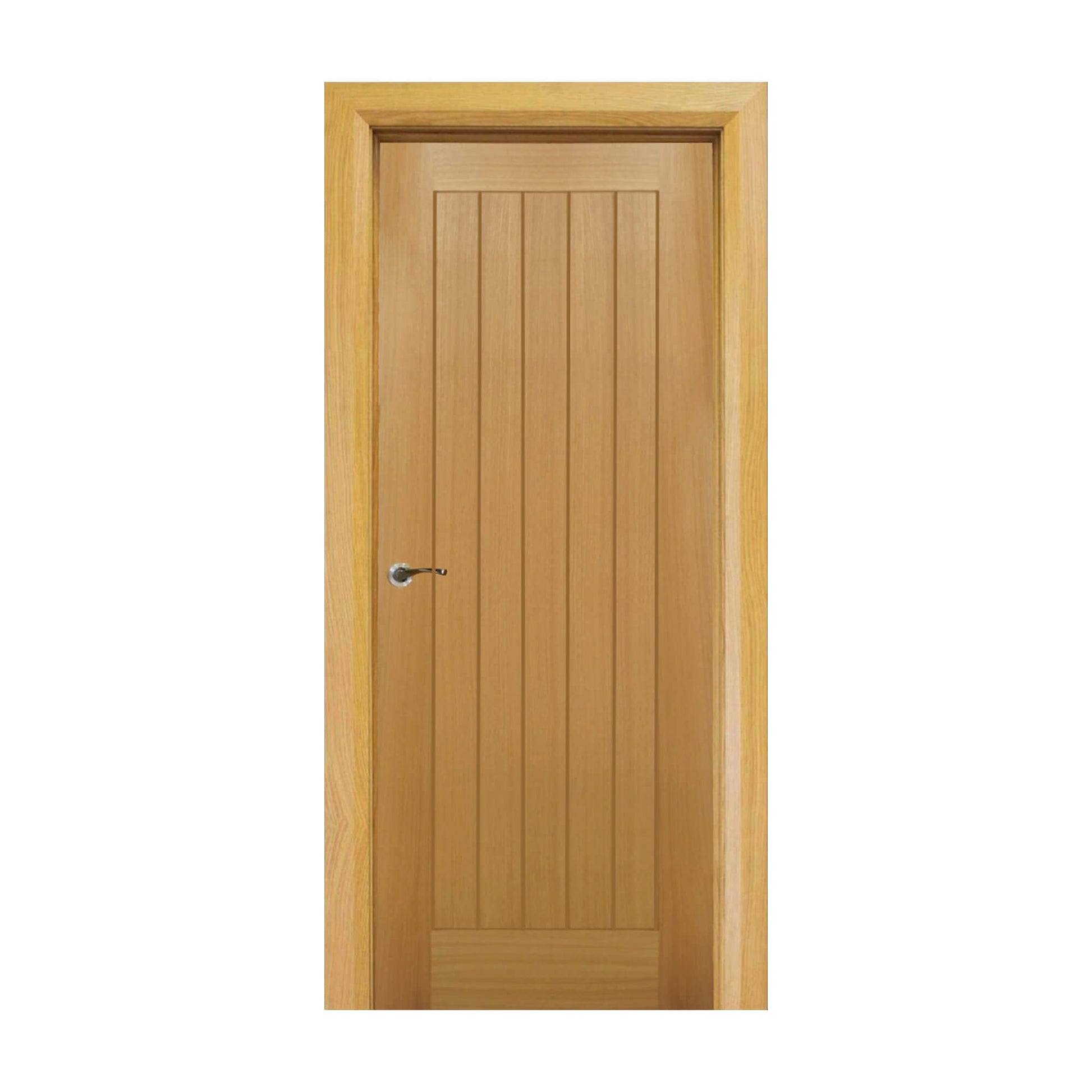 A Panama White Oak 35mm Internal Door  on a white background