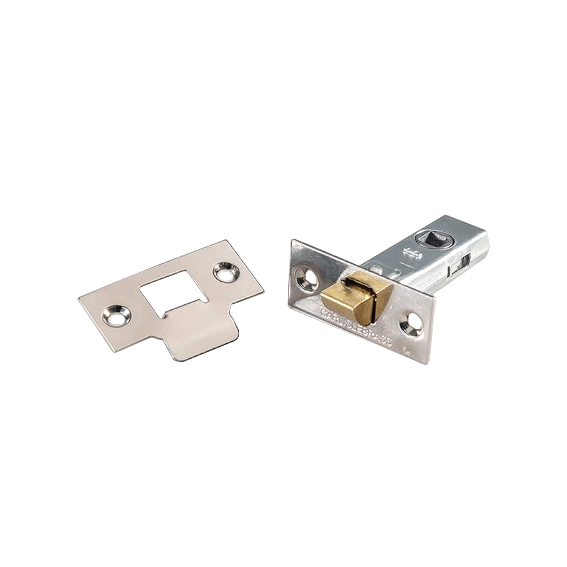 TL2 Nickel Plated Tubular door latch on a white background