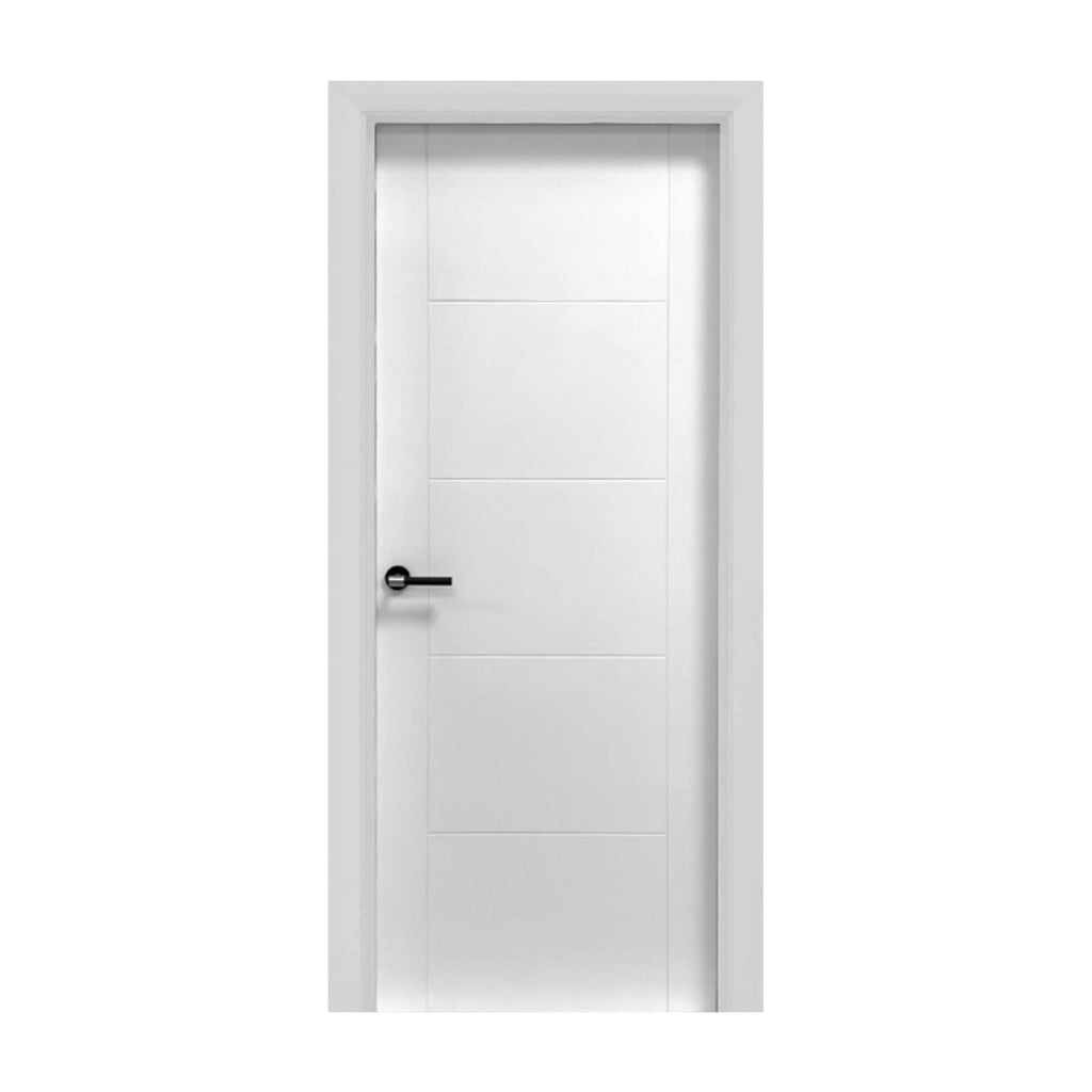 A Vancouver White Primed Paint Grade 35mm Internal Door on a white background