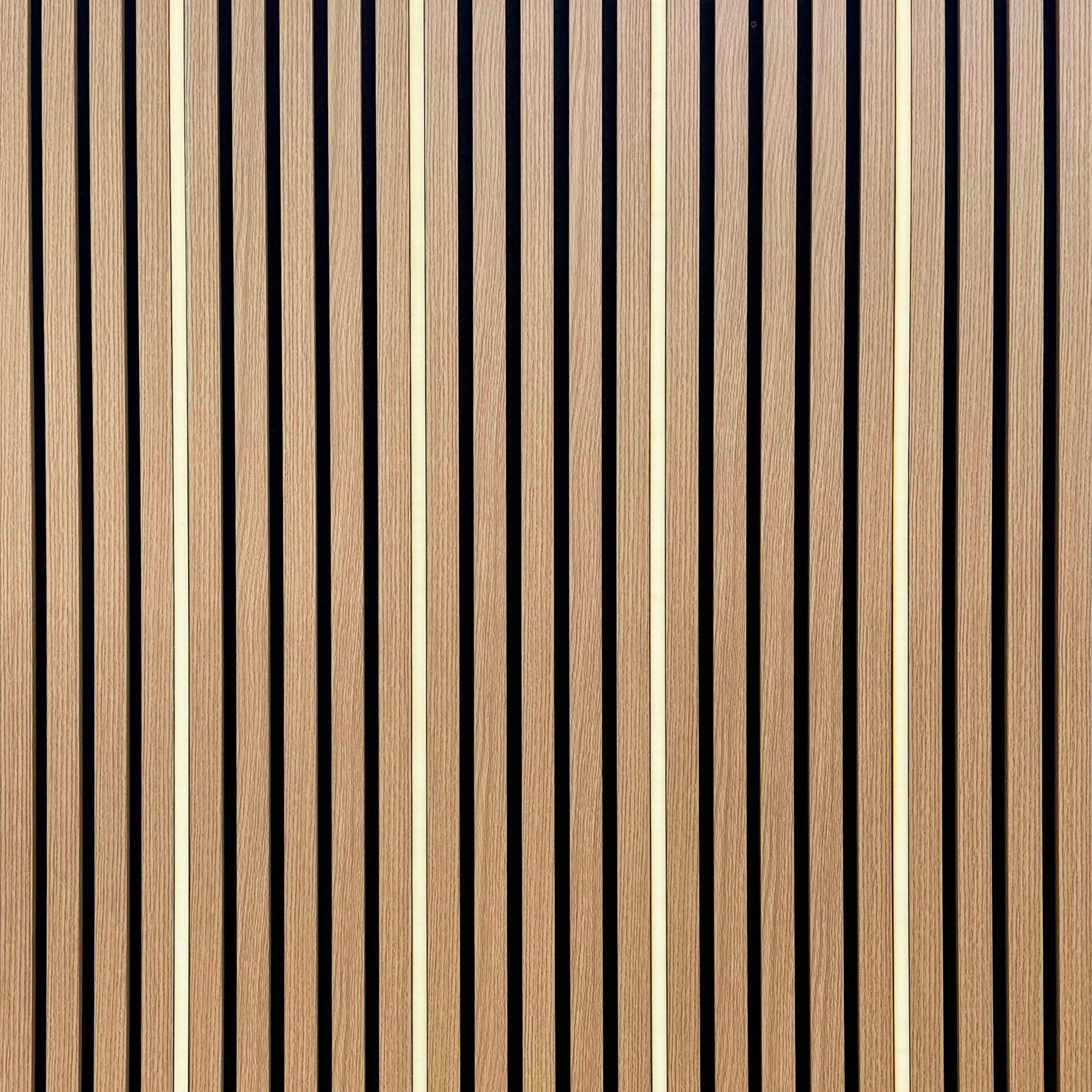 Warm White LED Strip light kit for acoustic Slatwall panels