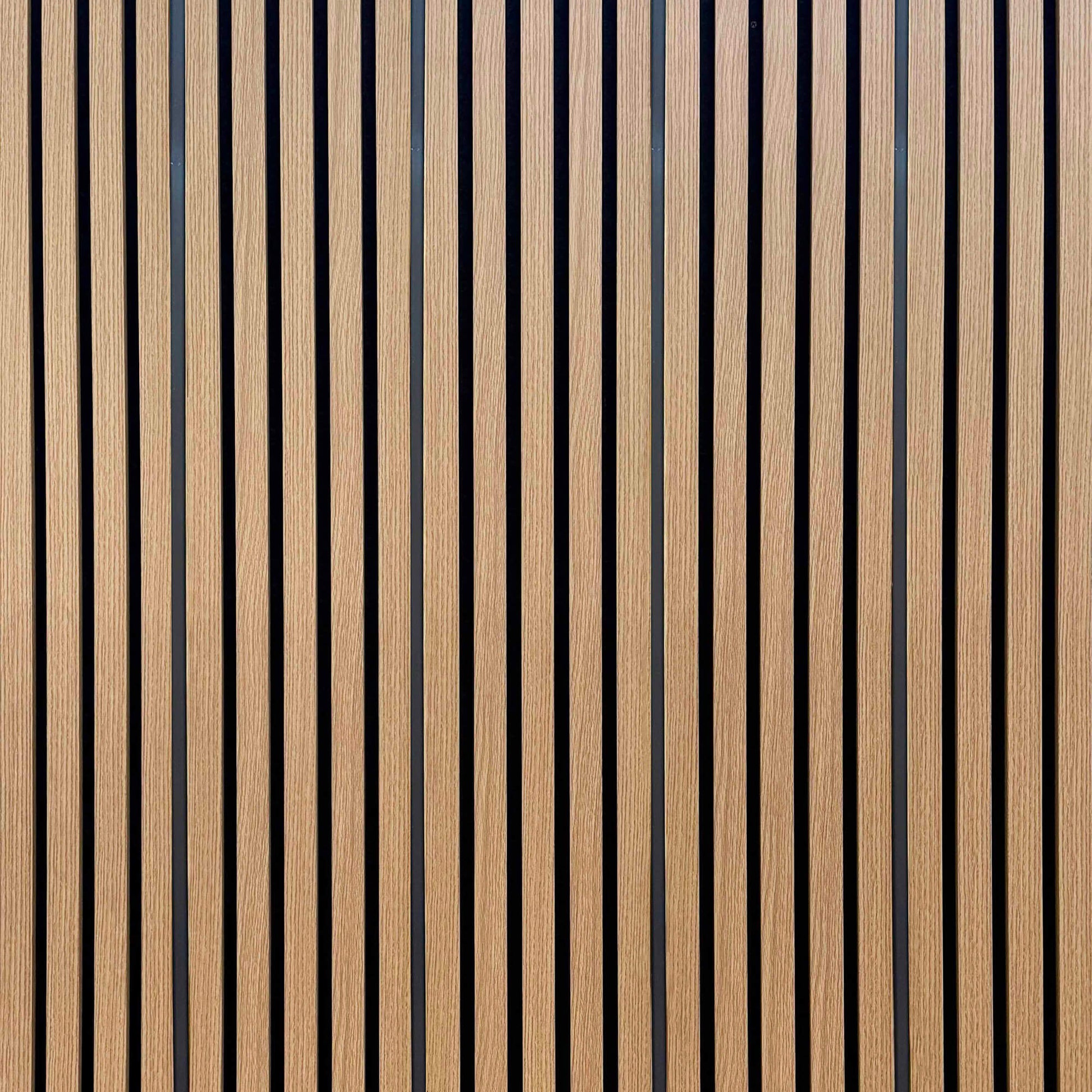 Warm White LED Strip light kit for acoustic Slatwall panels with lights not lit