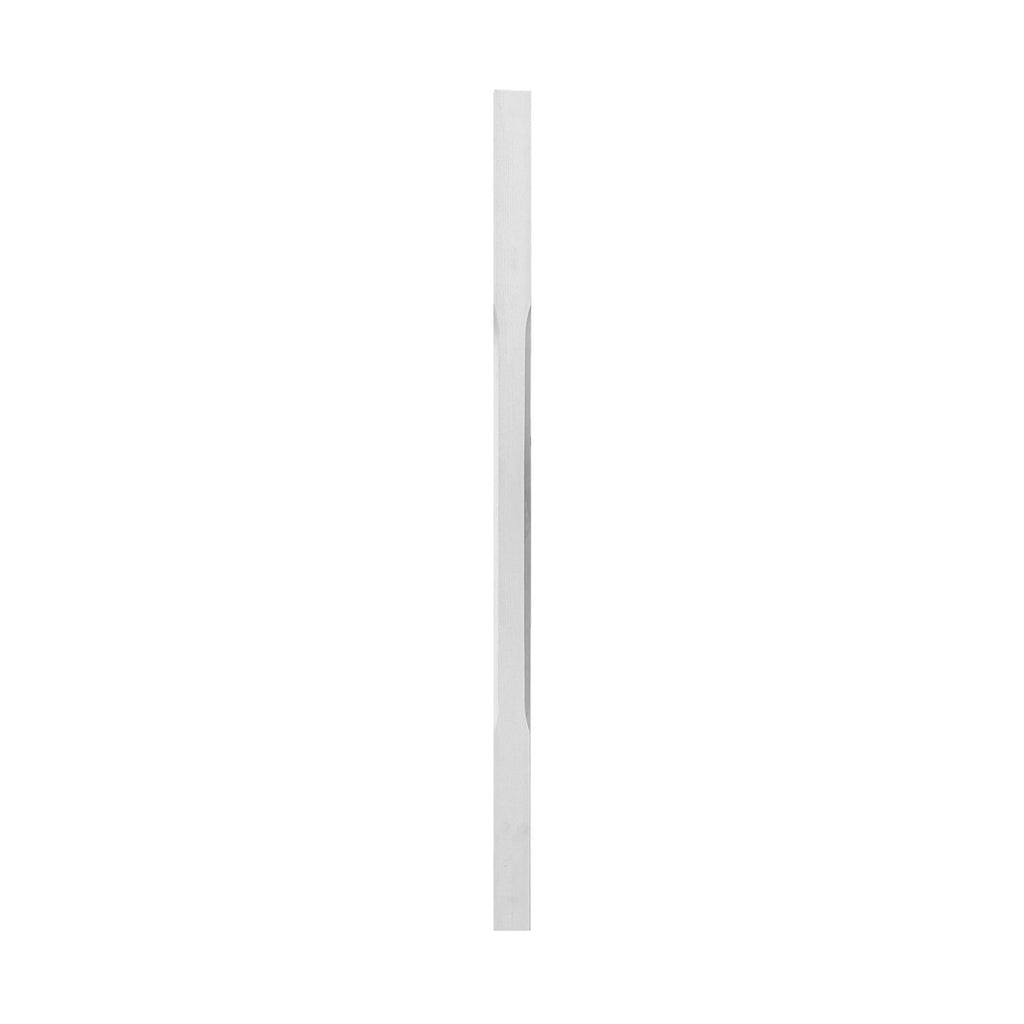 A White Primed Chamfered Spindle on a white background