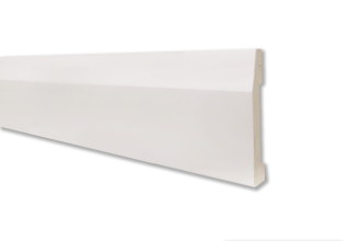 5" Bevelled Skirting       Pre-Finished PS Plastic