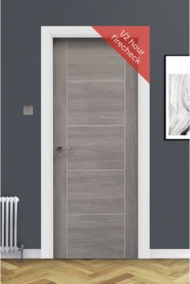 Vancouver Lava Grey Laminate Door 1/2Hr FC (44mm)